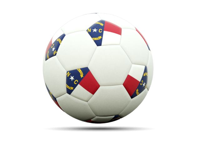 Футбольная иконка. Загрузить иконку флага штата Северная Каролина