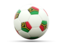 Vanuatu. Football icon. Download icon.