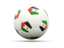 Western Sahara. Football icon. Download icon.