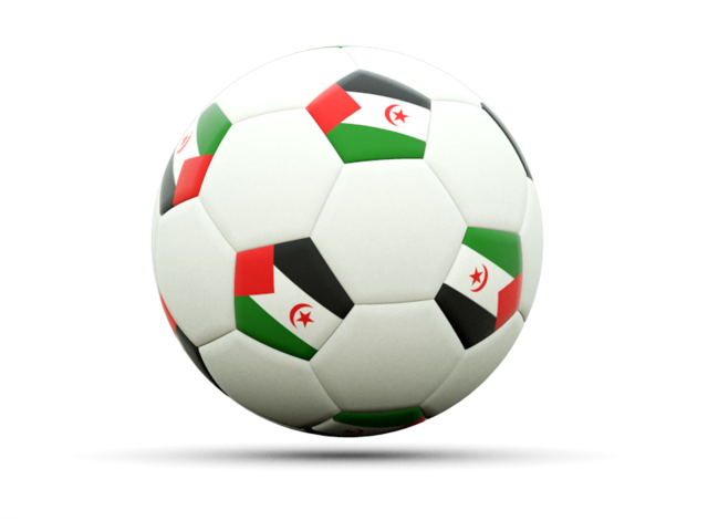 Football icon. Download flag icon of Western Sahara at PNG format