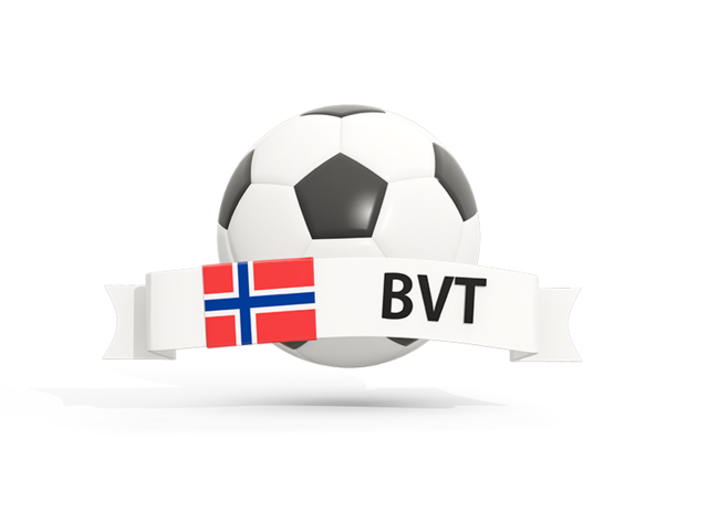 Football with banner. Download flag icon of Bouvet Island at PNG format