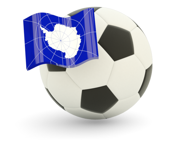 Football with flag. Download flag icon of Antarctica at PNG format