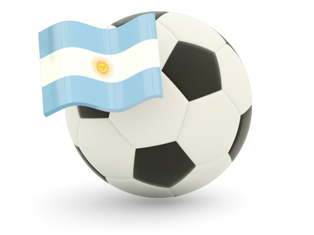 Football with flag. Download flag icon of Argentina at PNG format