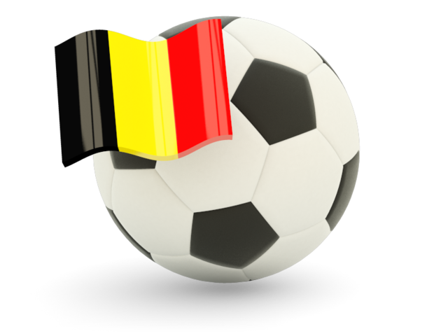 Football with flag. Download flag icon of Belgium at PNG format