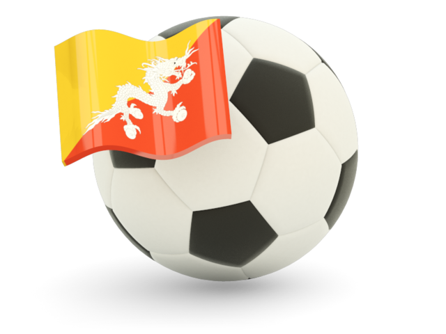 Football with flag. Download flag icon of Bhutan at PNG format