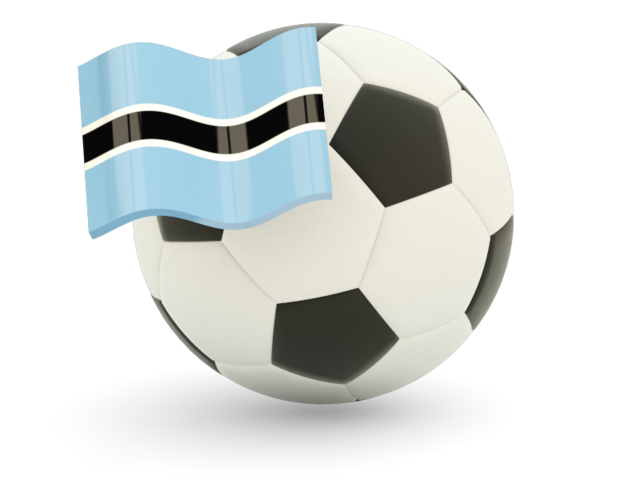 Football with flag. Download flag icon of Botswana at PNG format