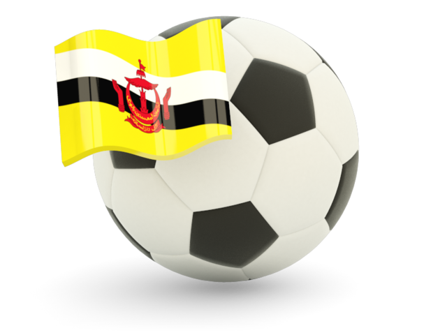 Football with flag. Download flag icon of Brunei at PNG format