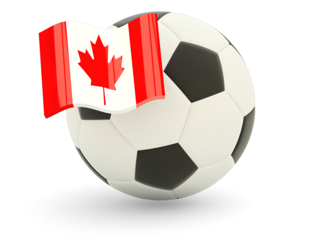 Football with flag. Download flag icon of Canada at PNG format