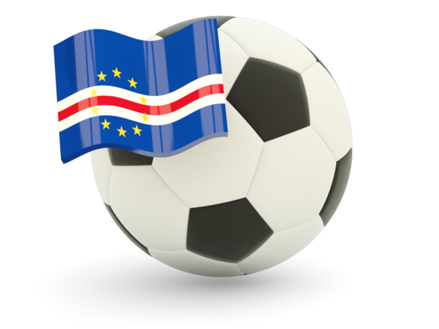 Football with flag. Download flag icon of Cape Verde at PNG format