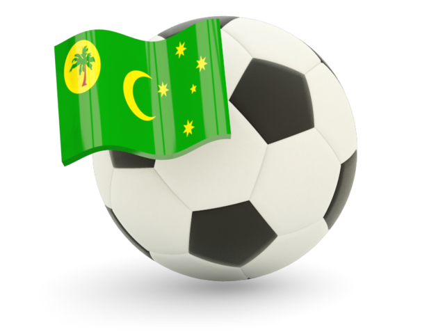 Football with flag. Download flag icon of Cocos Islands at PNG format