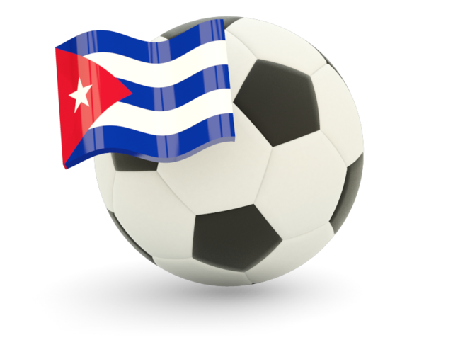 Football with flag. Download flag icon of Cuba at PNG format