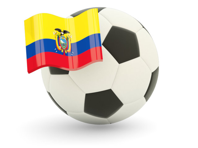 Football with flag. Download flag icon of Ecuador at PNG format