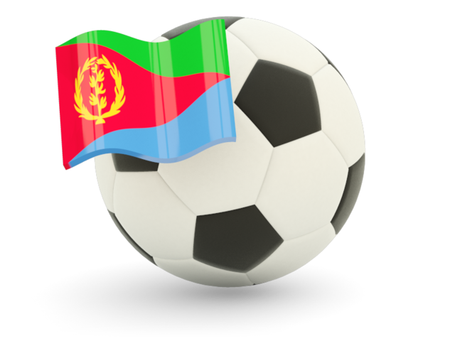 Футбольный мяч с флагом. Скачать флаг. Эритрея