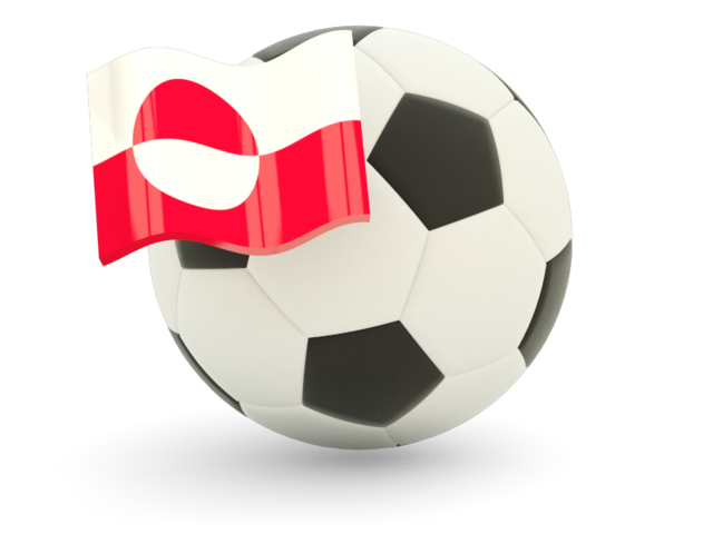 Football with flag. Download flag icon of Greenland at PNG format