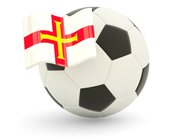 Football with flag. Download flag icon of Guernsey at PNG format