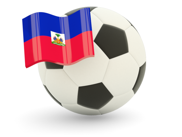 Football with flag. Download flag icon of Haiti at PNG format