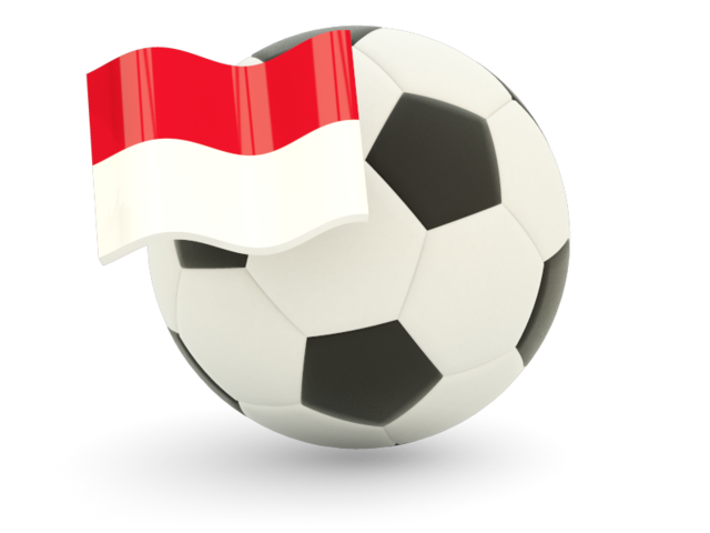 Football with flag. Download flag icon of Indonesia at PNG format