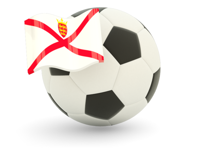 Football with flag. Download flag icon of Jersey at PNG format