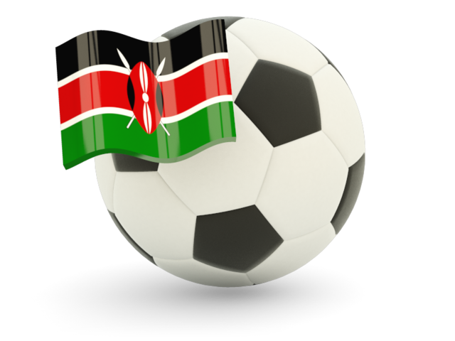 Football with flag. Download flag icon of Kenya at PNG format