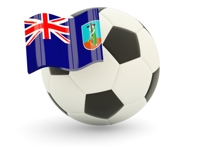 Football with flag. Download flag icon of Montserrat at PNG format