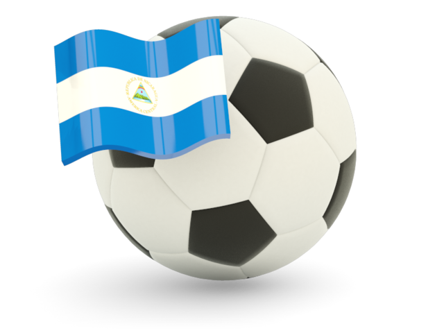 Football with flag. Download flag icon of Nicaragua at PNG format