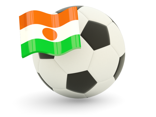Football with flag. Download flag icon of Niger at PNG format