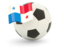 Panama. Football with flag. Download icon.
