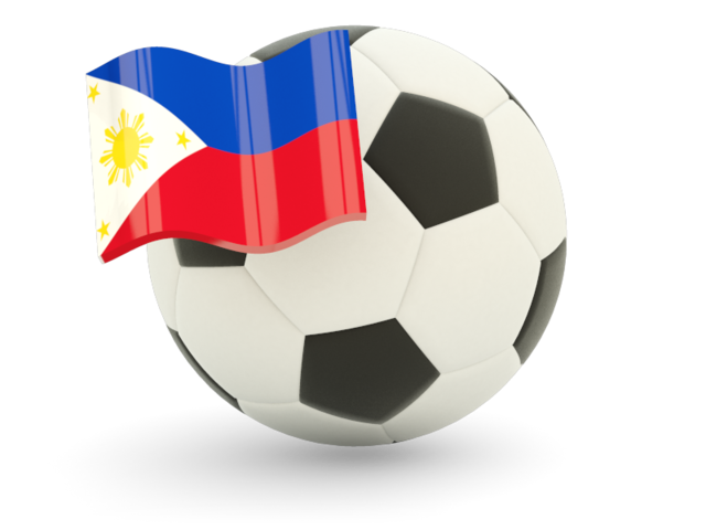 Футбольный мяч с флагом. Скачать флаг. Филиппины