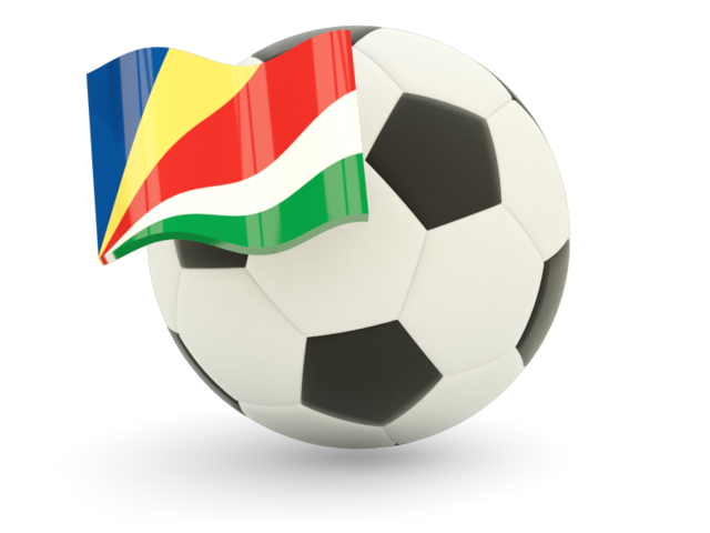Футбольный мяч с флагом. Скачать флаг. Сейшельские Острова