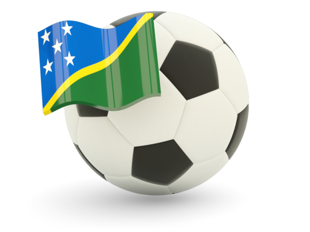 Футбольный мяч с флагом. Скачать флаг. Соломоновы Острова