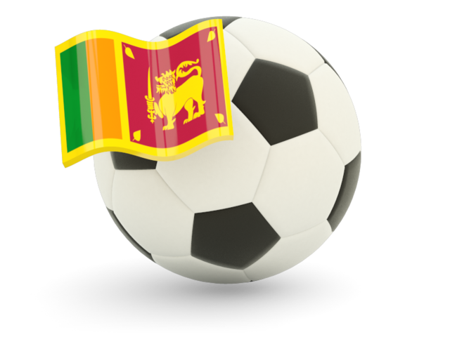Футбольный мяч с флагом. Скачать флаг. Шри-Ланка