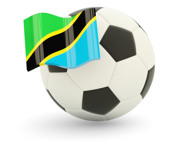 Football with flag. Download flag icon of Tanzania at PNG format