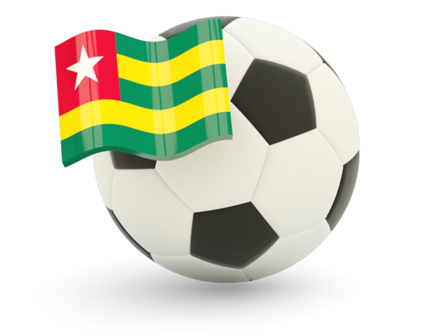 Football with flag. Download flag icon of Togo at PNG format