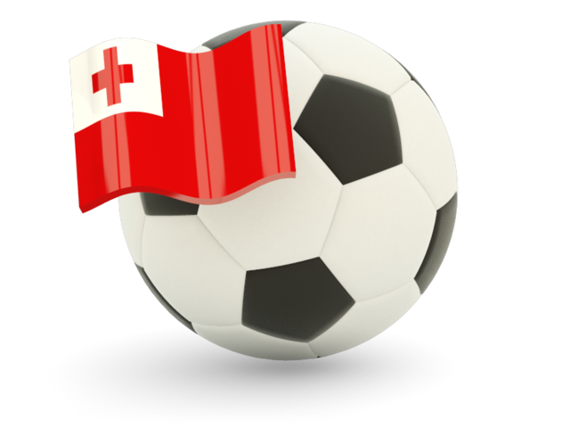 Football with flag. Download flag icon of Tonga at PNG format