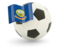 Flag of state of Idaho. Football with flag. Download icon