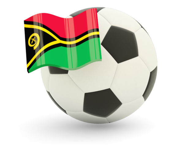 Football with flag. Download flag icon of Vanuatu at PNG format