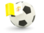 Vatican City. Football with flag. Download icon.