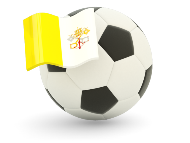 Football with flag. Download flag icon of Vatican City at PNG format