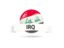 Iraq. Football with flag and banner. Download icon.