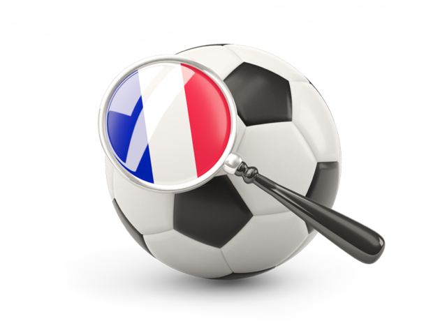 Football with magnified flag. Download flag icon of Saint Barthelemy at PNG format