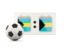 Bahamas. Football with scoreboard. Download icon.