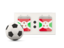 Burundi. Football with scoreboard. Download icon.