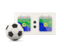 Christmas Island. Football with scoreboard. Download icon.