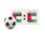 Jordan. Football with scoreboard. Download icon.