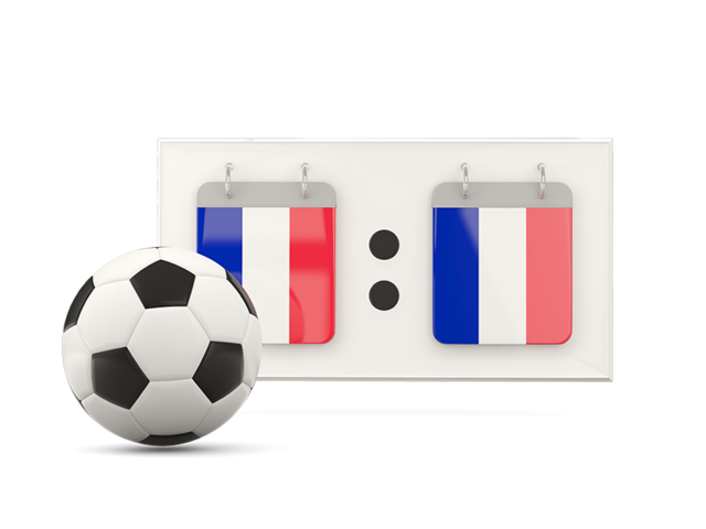 Football with scoreboard. Download flag icon of Mayotte at PNG format