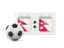 Nepal. Football with scoreboard. Download icon.
