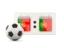 Portugal. Football with scoreboard. Download icon.