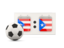 Puerto Rico. Football with scoreboard. Download icon.