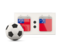 Samoa. Football with scoreboard. Download icon.