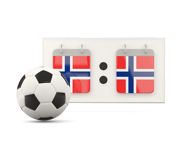 Football with scoreboard. Download flag icon of Svalbard and Jan Mayen at PNG format